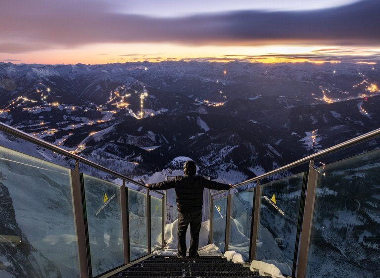 Abendstimmung am Dachstein Gletscher | © Martin Huber