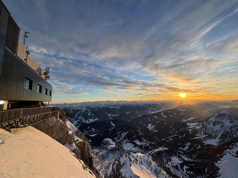 Abendstimmung am Dachstein Gletscher. | © Bianca Rettenwender