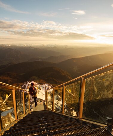 Magischer Sonnenuntergang am Dachstein | © Benjamin Bischofer