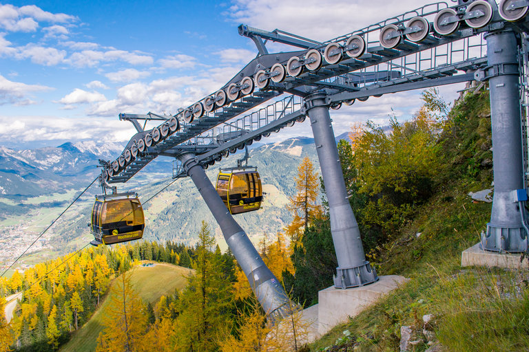 Fahre mit der Hochwurzen Gipfelbahn in dein Bergglück.  | © Planai/Klünser