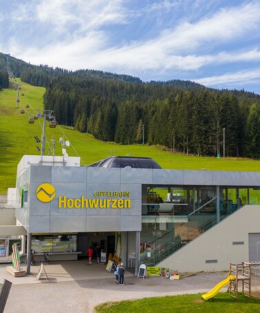 Hochwurzen valley station in summer | © Hans-Peter Steiner