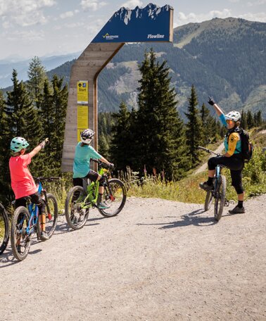 Familienausflug in den Bikepark Planai | © Roland Haschka