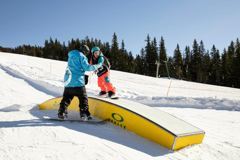 "High up" is the slogan in the Superpark Planai | © Nikola Milatovic