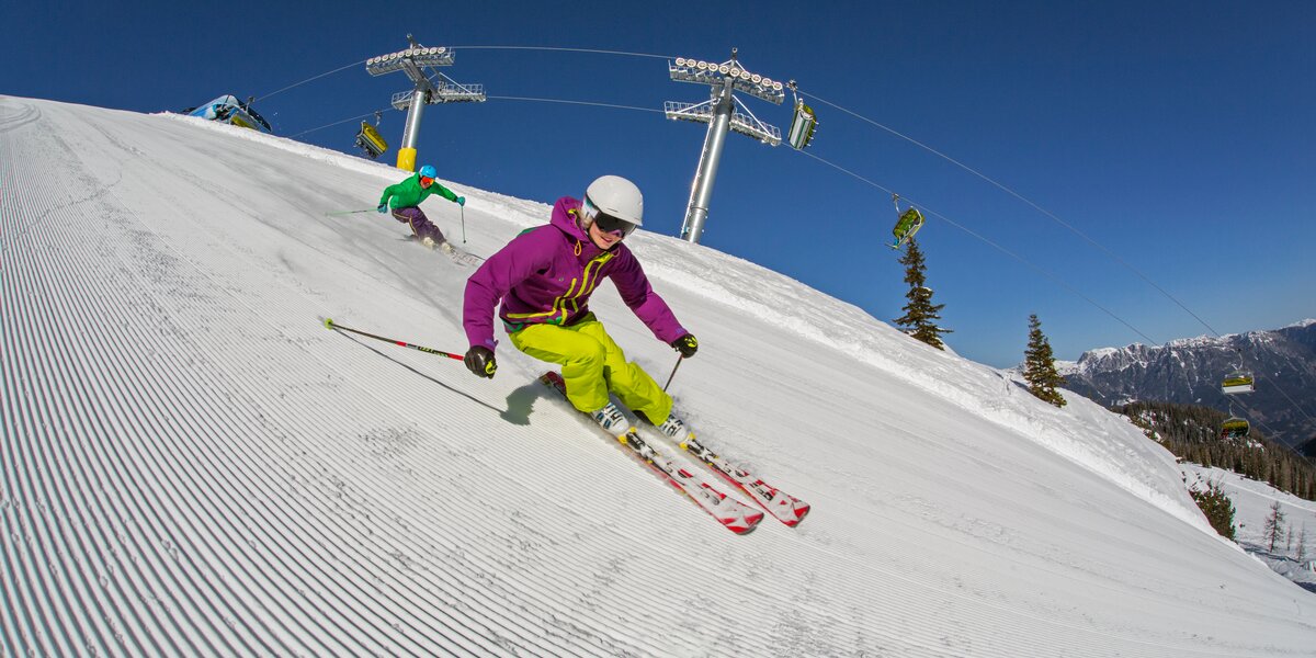 Skifahren auf der Planai | © Gregor Hartl