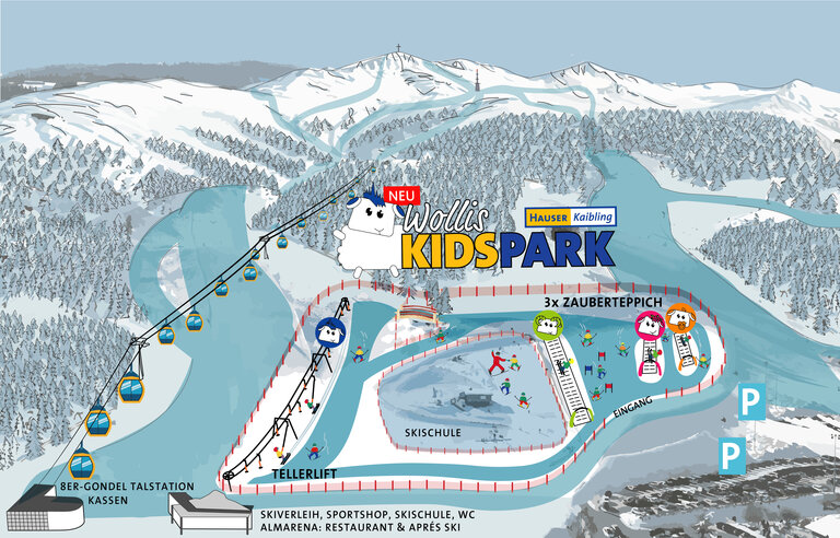 Wollis Kids Park am Hauser Kaibling