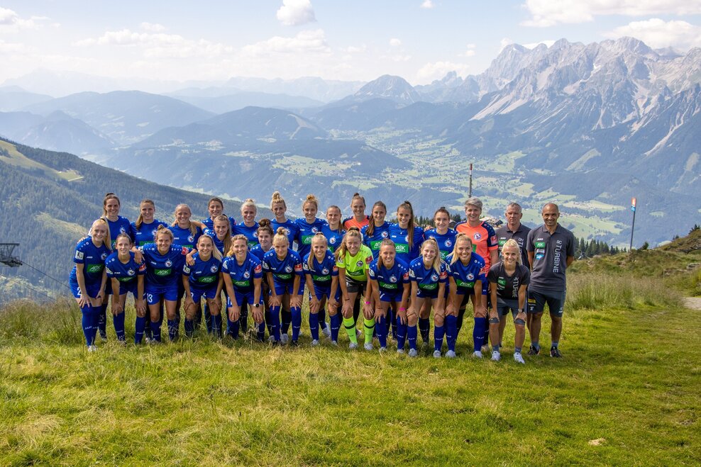 Damenfußballmannschaft am Hauser Kaibling | © 1. FFC Turbine Potsdam