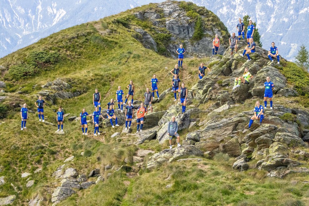 Damenfußballmannschaft am Hauser Kaibling | © 1. FFC Turbine Potsdam