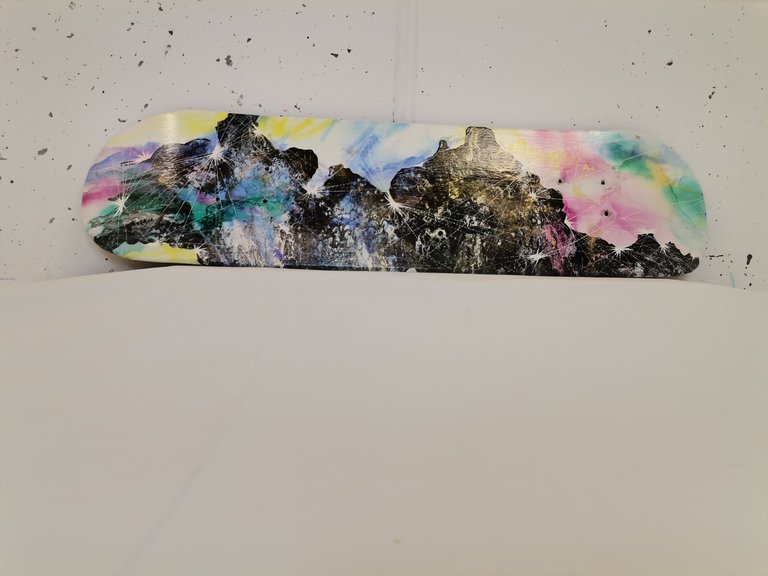 Skatedeckwandbild "colours" | © Julia Hauck