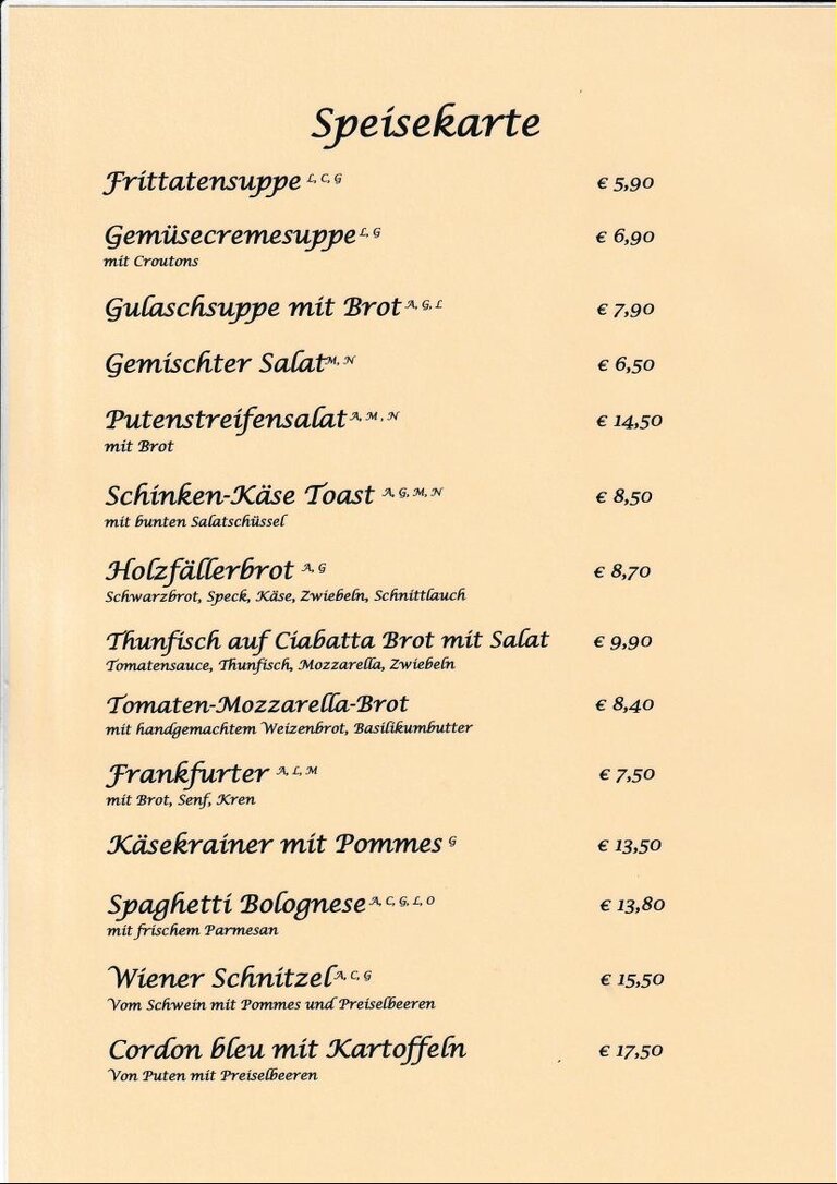 Cafe-Restaurant Ramsau Zentrum - Impression #2.8 | © Menü 1