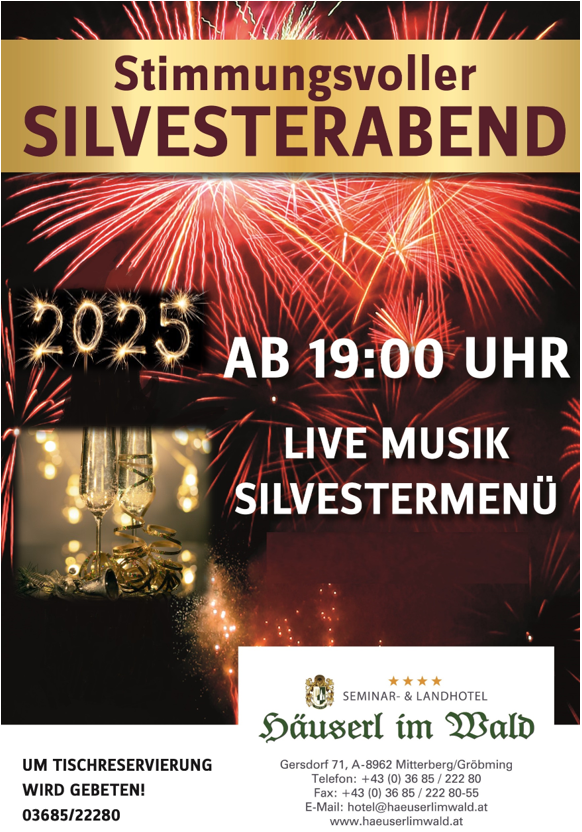 Stimmungsvoller Silvesterabend 2024 - Impression #2.1 | © Silvesterabend Häuserl im Wald
