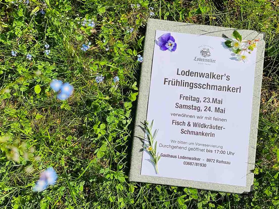 Fish & Wild Herb Delicacies - Imprese #1 | © Lodenwalker Ramsau