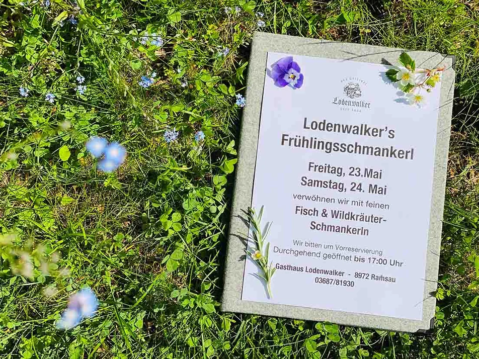 Fish & Wild Herb Delicacies - Imprese #1 | © Lodenwalker Ramsau