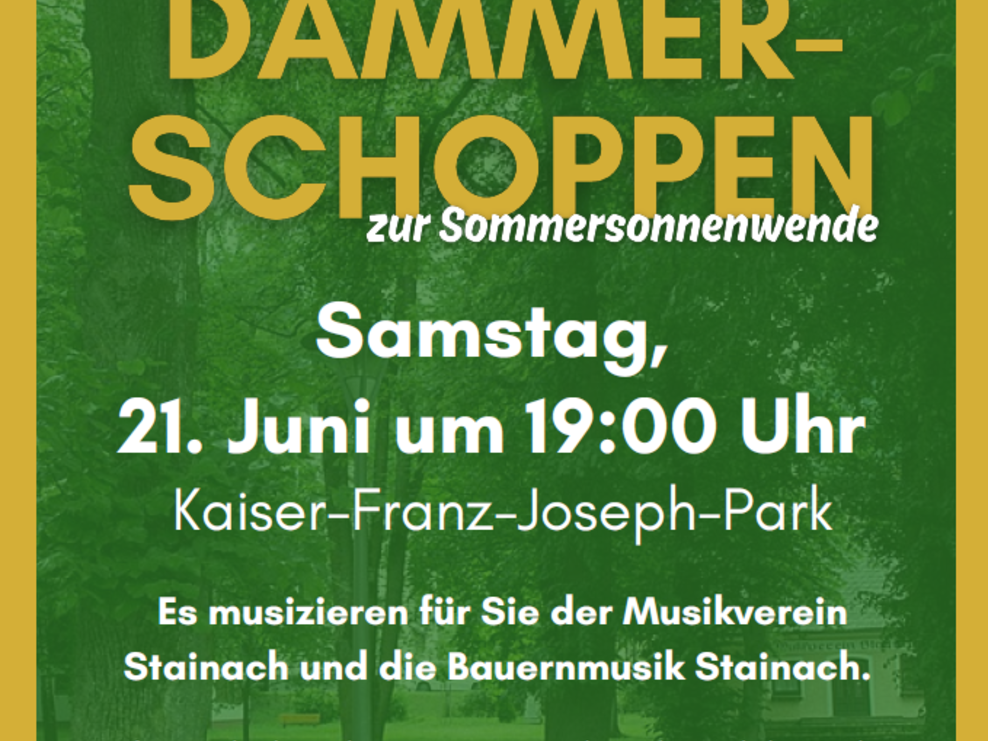 Dämmerschoppen der Musikkapelle Stainach im Kaiser-Franz-Joseph-Jubiläumspark - Impression #2.1