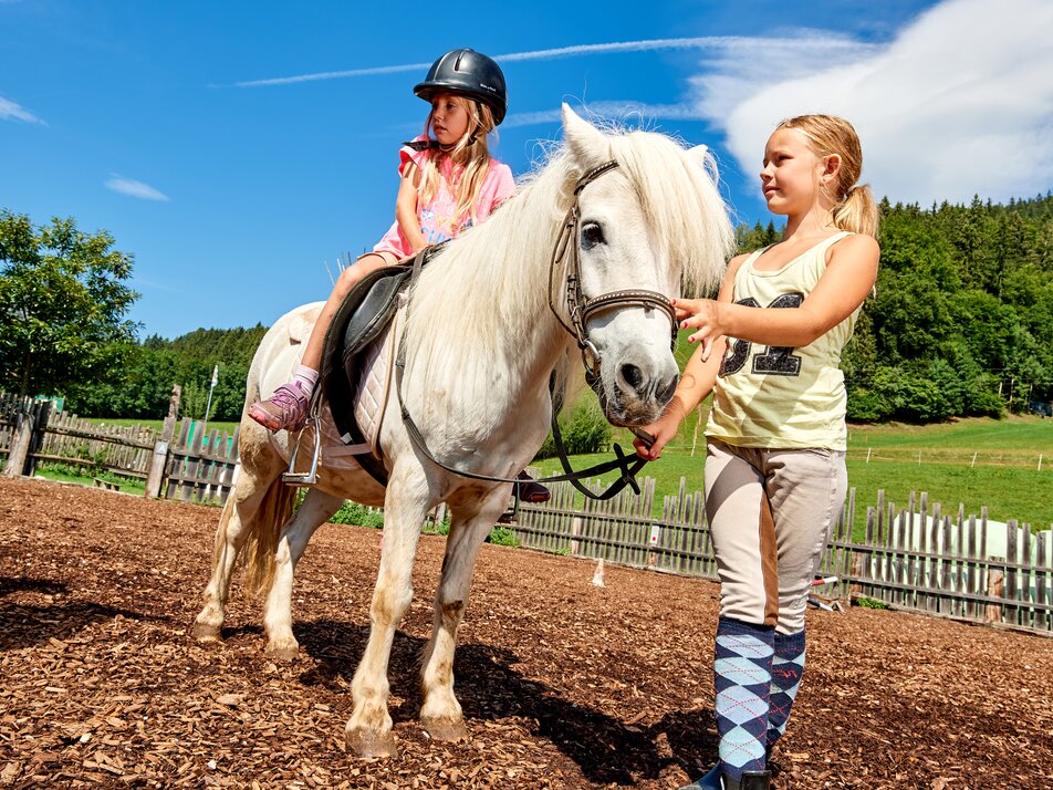 Pony trekking at the Abenteuerhof Schiefer - Impression #1 | © Algo