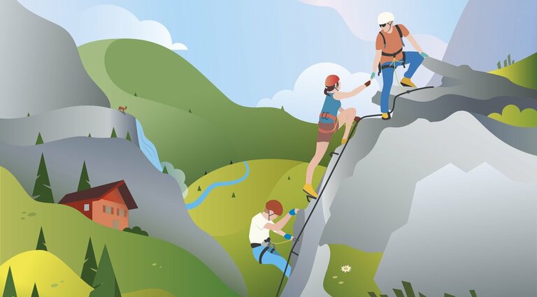 Mountain world via ferrata camp in Ramsau am Dachstein  - Imprese #2.1