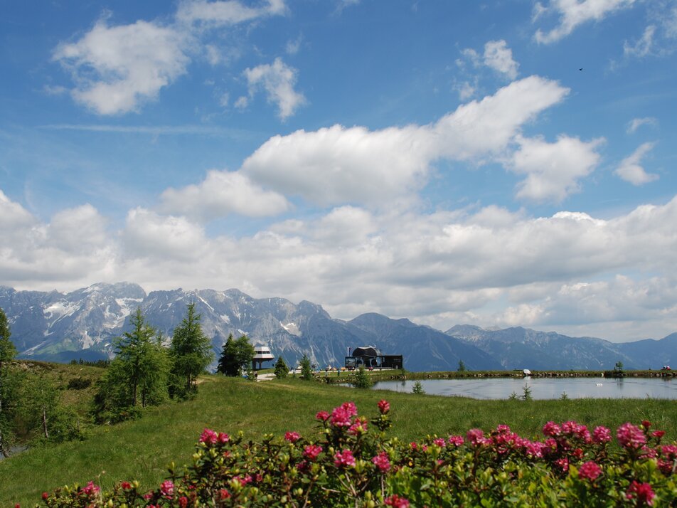 Drehort - Reiteralm Speicherteich - Impression #1 | © Reiteralm Bergbahnen