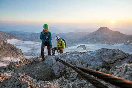 Klettern am Dachstein | © Peter Burgstaller