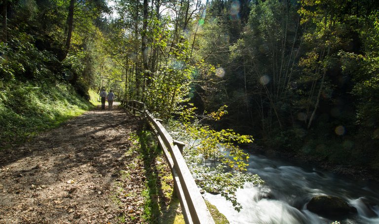 Wandern in der Talbachklamm | © Harald Steiner, Foto MOOM