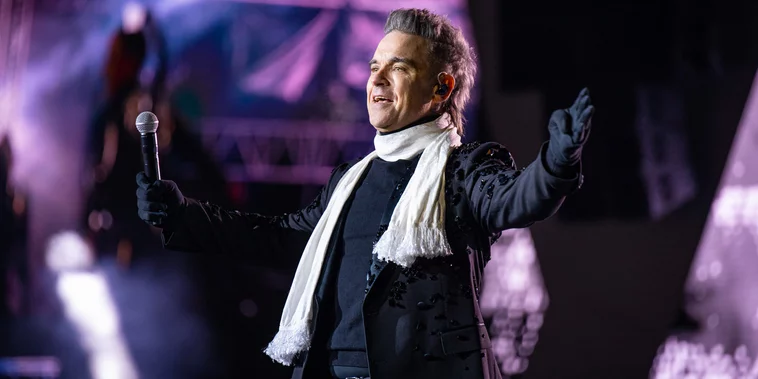 Robbie Williams beim Ski Opening 2023 in Schladming | © Sabrina Vanray