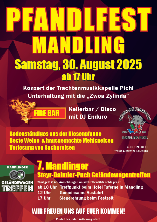 Pfandlfest der FF Mandling-Pichl - Impression #2.3