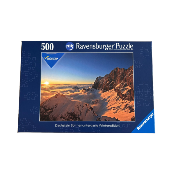 Puzzle_Dachstein_Sonnenuntergang