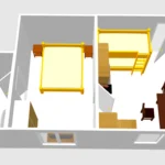 obrázek Apartmán, sprcha, WC, 1 místnost na spaní
