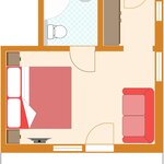 Pomiń zdjęcie Doppelzimmer mit Dusche, WC