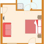 Pomiń zdjęcie Dreibettzimmer mit Dusche, WC