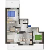 obrázek Apartmán, sprcha, WC, 2 místnosti na spaní