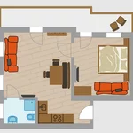 obrázek Apartmán, sprcha, WC, 1 místnost na spaní