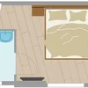 obrázek double room with shower, WC